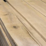 Texture and natural grain pattern of 52 mm grade 1 beech edged boards