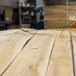 Grade 1 beech edged boards, 52 mm, in a warehouse setting