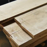 Grade 1 oak edged boards in 32 mm and 52 mm thickness