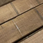 Texture of extra grade American walnut edged board, 54 mm