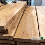 Edged European walnut boards, 52 mm, available individually or wholesale in stock