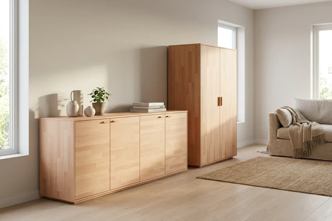 Solid Beech Cabinetry and Furniture Fronts