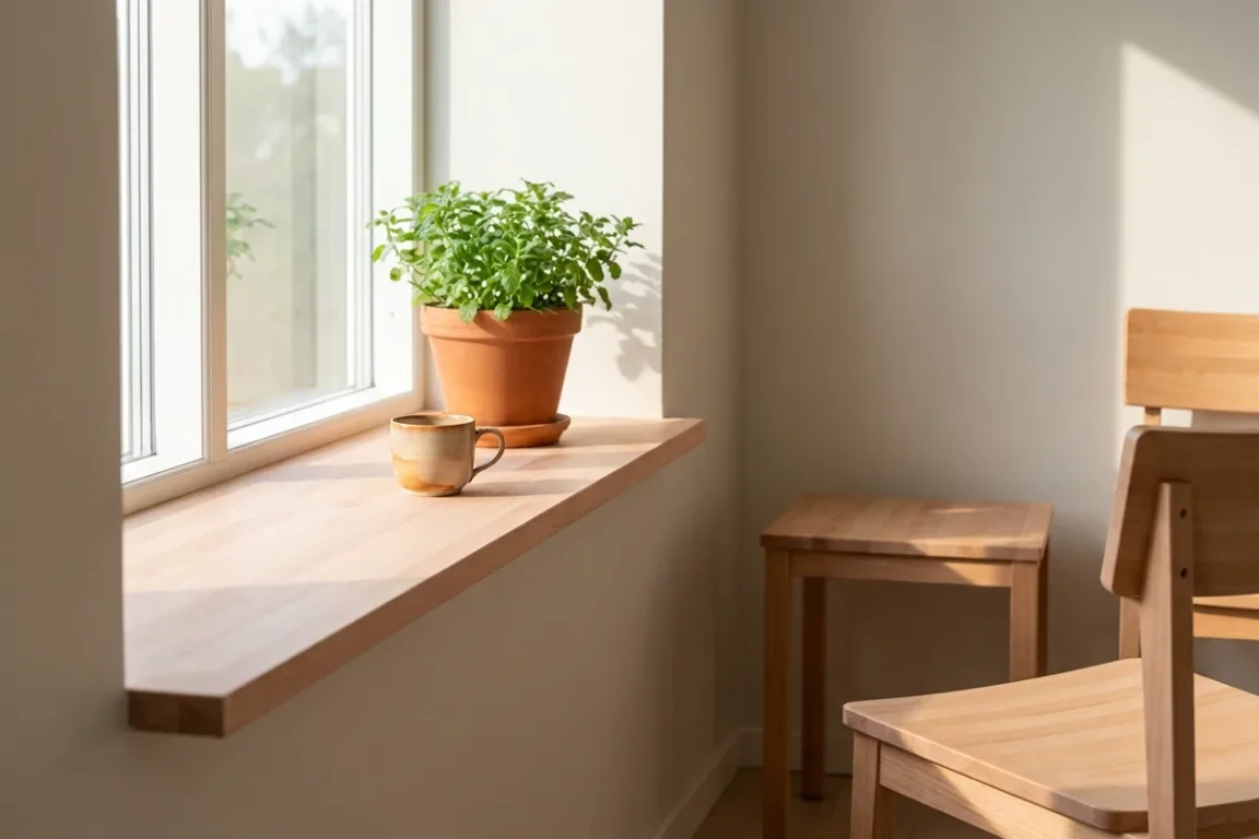 Window Sills and Solid Beech Decor