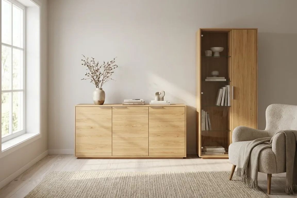 Cabinet Furniture and Oak Panel Fronts