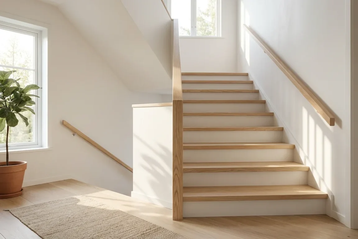 Ash Panel Staircase Components