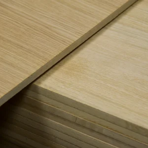 Veneered MDF frame profile No. 027, oak, 25 mm, 2.8 m × 55 mm