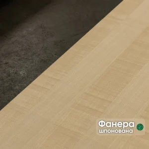 Фанера березова, шпонована білим ясеном, 19 мм — 2,5x1,25 м — 1 лист (3,125 м²)