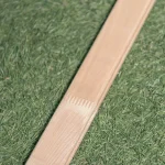 Finger joint connection on the surface of the ash wood profile
