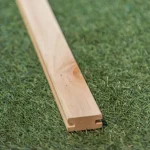 End cut of the alder H-shaped rail