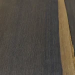 Close-up texture of exclusive smoked oak veneer