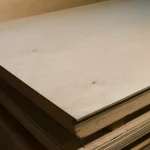 Edges and veneer layers of birch FK plywood 9 mm thick.