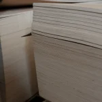 A pack of water-resistant 3 mm FK plywood sheets in the warehouse