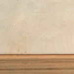 Veneer layers on the cut of 4 mm thick FC plywood