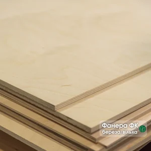 FC plywood 10 mm grade B/BB stacked in a warehouse