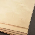 Surface texture of B/BB grade FC birch plywood