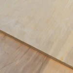 Macro photo of sanded surface and edge of FK plywood 15 mm