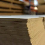 Pallet of FC plywood 5 mm at WoodWay Expert warehouse