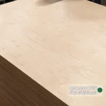 Кут листа фанери ФСФ 9 мм сорту BB/CP з маркуванням береза та вільха.
