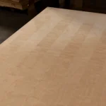 Surface of birch veneered plywood sheet 2500x1250