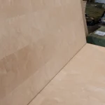 Surface of 19 mm birch veneered plywood sheet grade B/B