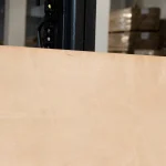 19 mm birch veneered plywood sheet in the lumber warehouse