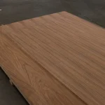 Pack of American walnut veneered plywood 2500x1250 mm at WoodWay Expert warehouse.