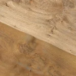 Shade comparison of two oak burl veneer sheets with different color intensity.