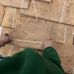 Elm burl veneer, root cuts, 0.6 mm — face side of the sheet