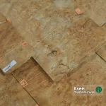 0.6 mm American maple burl veneer sheets with unique root texture