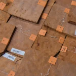Large selection of Madrone burl veneer (root cuts) bundles in stock