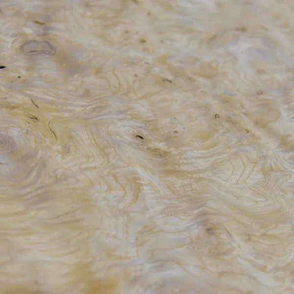White ash burl veneer, root cuts, 0.6 mm — stack in the warehouse