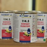 Контактний клей KLEIBERIT C 114/5 на каучуковій основі (банк 4, 5 кг)/витримка 10-15 хв.