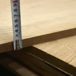 Oak wall panel with knots, 19 mm, 2800x2070 mm, panel in the warehouse