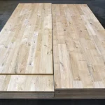 Oak wall panels, parquet knots, 19 mm, 1033x2800 — wood grain detail