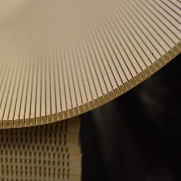 General view of flexible MDF 10 mm 2850x1030 as a cut piece