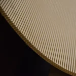 Macro texture of the milled flexible MDF surface