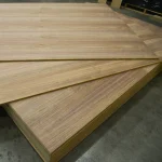 Pack of veneered MDF boards American Walnut 19 mm 2800x2070 mm