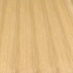 Texture of sawn oak veneer on the surface of 17 mm MDF board