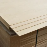 Pallet of veneered MDF boards oak 4 mm 2800x2070 mm
