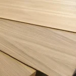 MDF sheets veneered with Sawn Oak Veneer in a pack