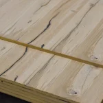 Oak wall panel with knots, 19 mm, 2070x2800 mm, stacked panels