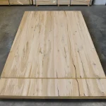 Oak wall panel with knots, 19 mm, 2070x2800 mm, panel in the warehouse
