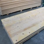 Wall panels, American pine with knots, 19 mm, 2800x1033 mm — panel edge view