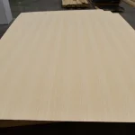 Large sheet of white ash veneered MDF at the WoodWay Expert warehouse