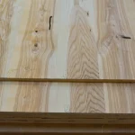 Ash wall panel, knots heartwood, 19 mm, 2800x1033, single sheet