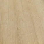 Close-up of sawn oak veneer texture on the MDF board surface.