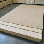 Knots on an oak wall panel, rough cut, 20 mm