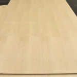 Sawn Alder Veneer texture on the surface of a 19 mm MDF board.