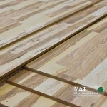 Wall panel ash, parquet knots, 19 mm, 1033x2800, single sheet