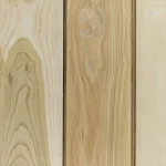 Texture of sawn cherry veneer with a distinct grain pattern